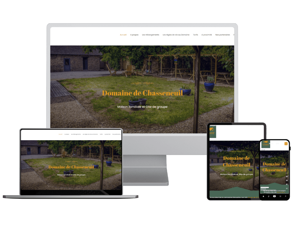 Site web domaine de Chasseneuil